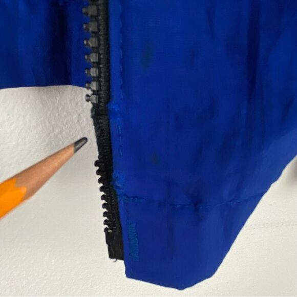 Y2K Licensed Goodyear NASCAR Racing Windbreaker Nylon Jacket Embroidered Logo XL - Picture 9 of 14